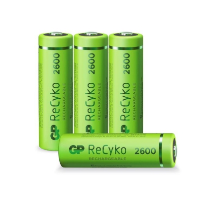 GP ReCyko+ AA 2600mAh oplaadbare batterijen 4 stuks