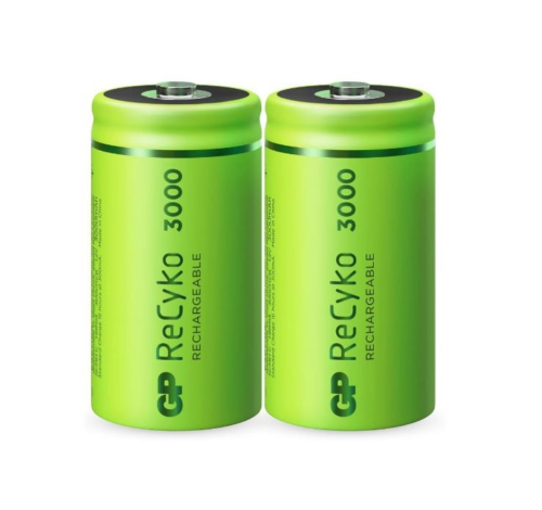 GP ReCyko+ C 3000mAh oplaadbare batterijen 2 stuks